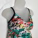 Miraclesuite green & coral Anaconda Ruffle Rita Tankini one piece swimsuit SZ 18