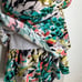 Miraclesuite green & coral Anaconda Ruffle Rita Tankini one piece swimsuit SZ 18