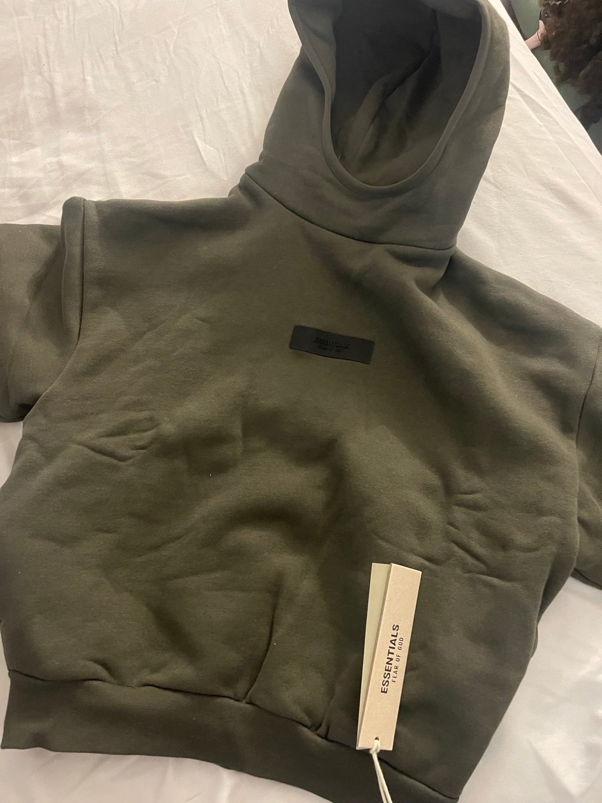 fear of god essentials hoodie