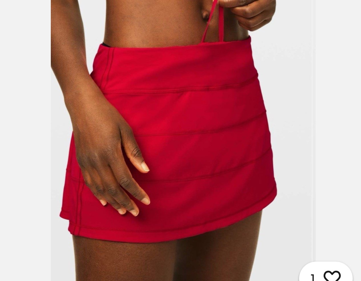 Pace Rival MR Skirt size 6 dkrd
