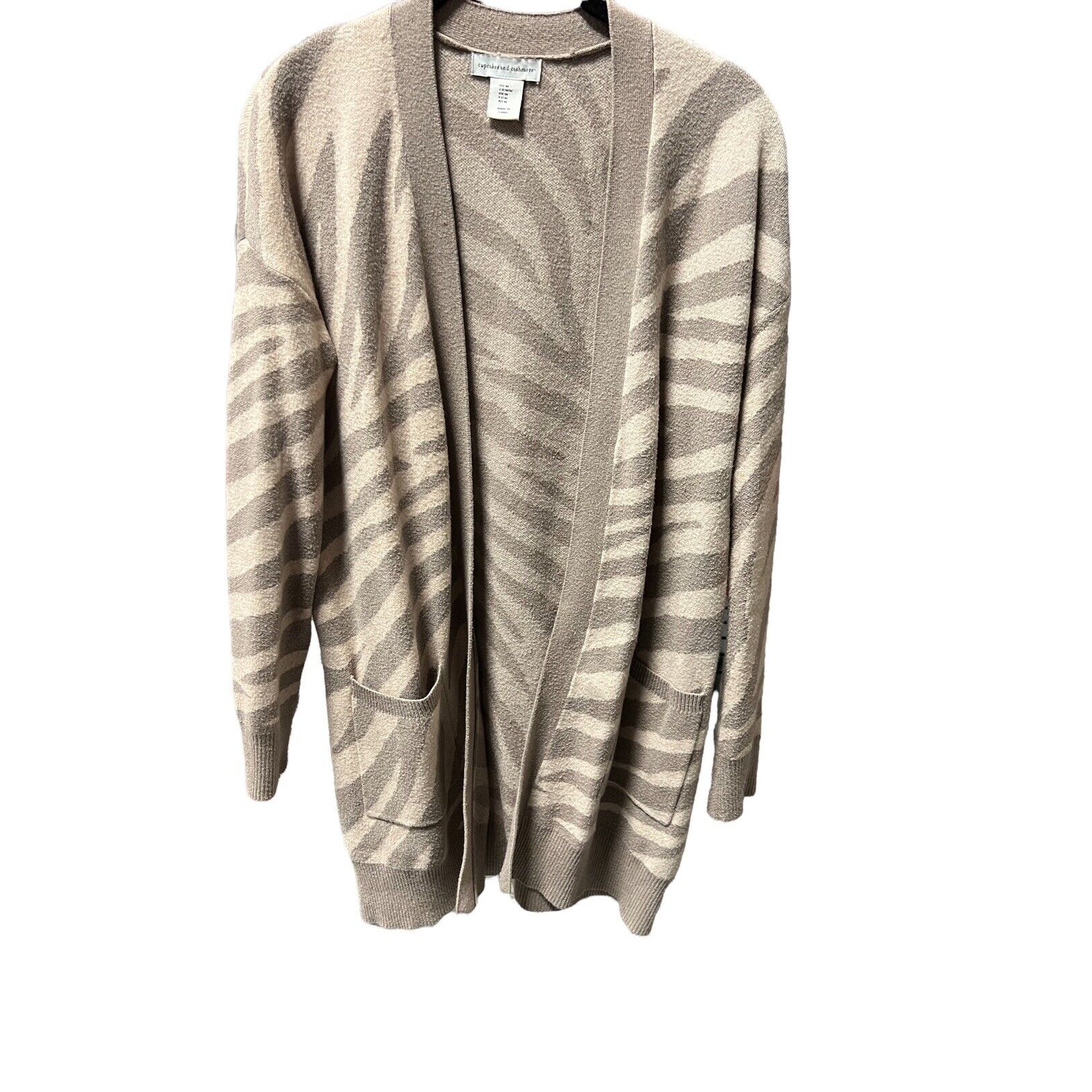 Cupcakes and cashmere kline tonal leopard cardigan hot sale