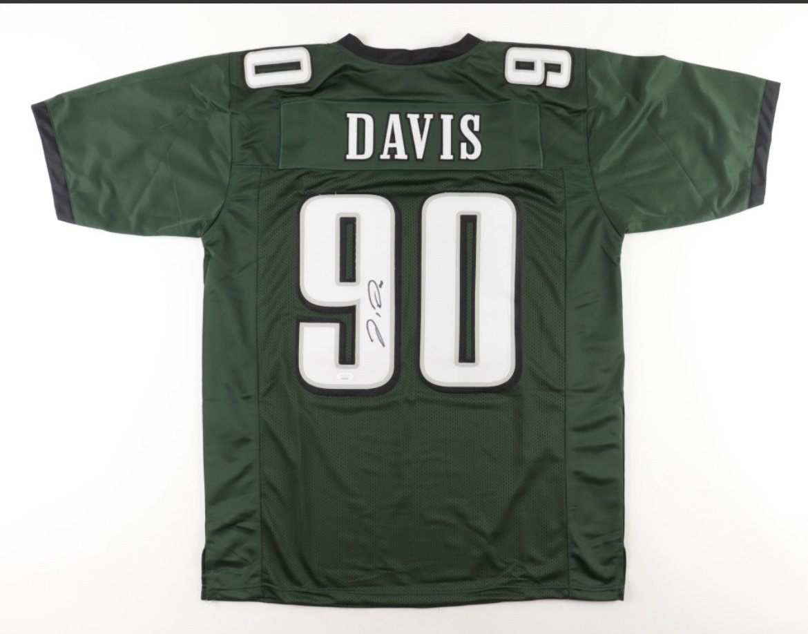 Jordan Davis Signed Jersey (JSA) Philadelphia Eagles
