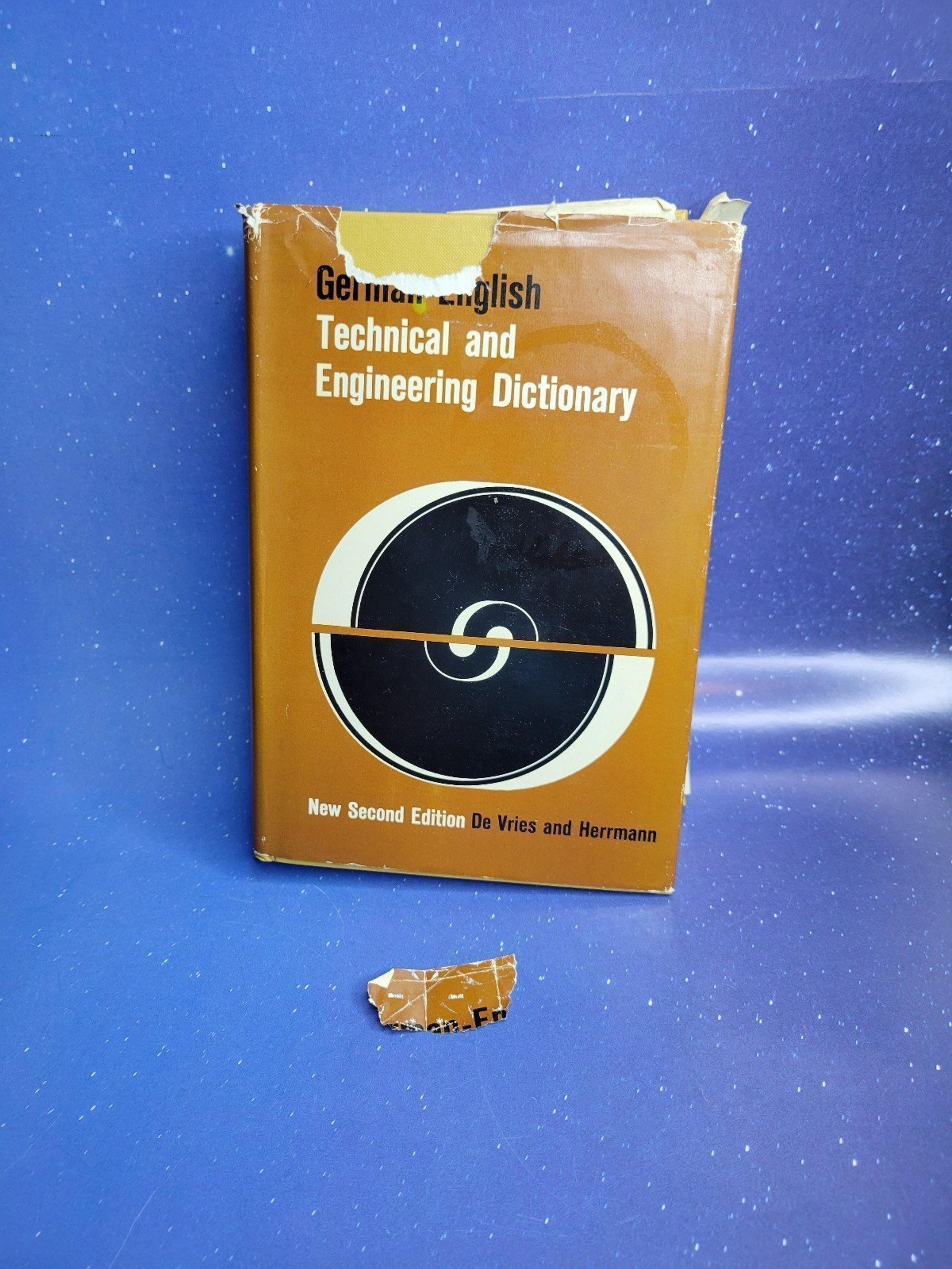 German English Technical And Engineering Dictionary