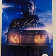 Michael myers james Jude Courtney autographed signed photo proof jsa coa AF66930