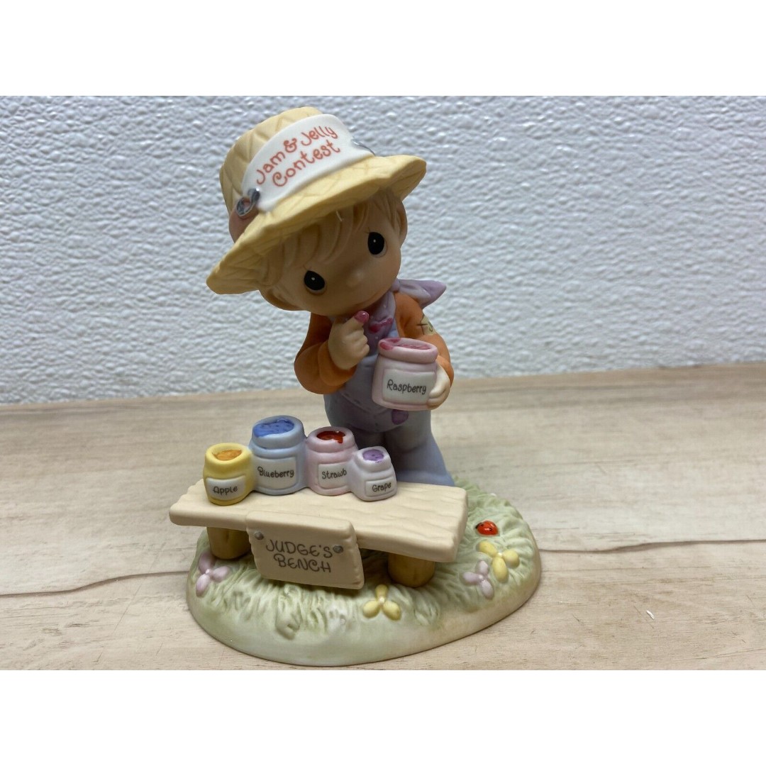 Vtg 2001 Enesco Precious Moments Overalls I Think You`re Special