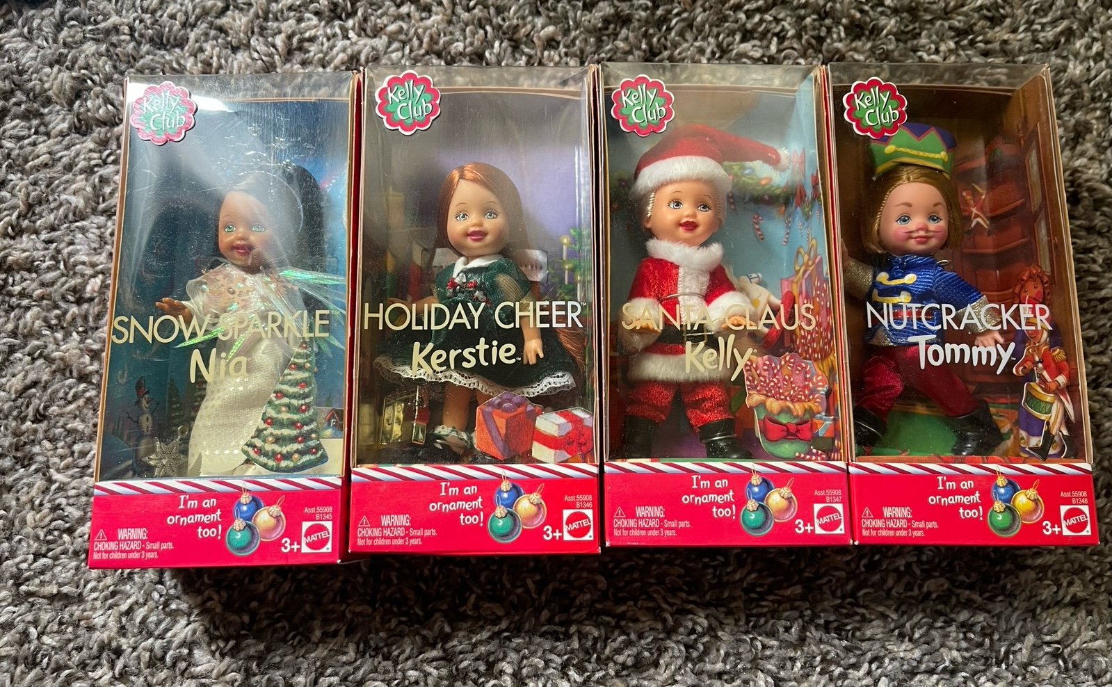 Barbie Kelly Christmas Dolls set