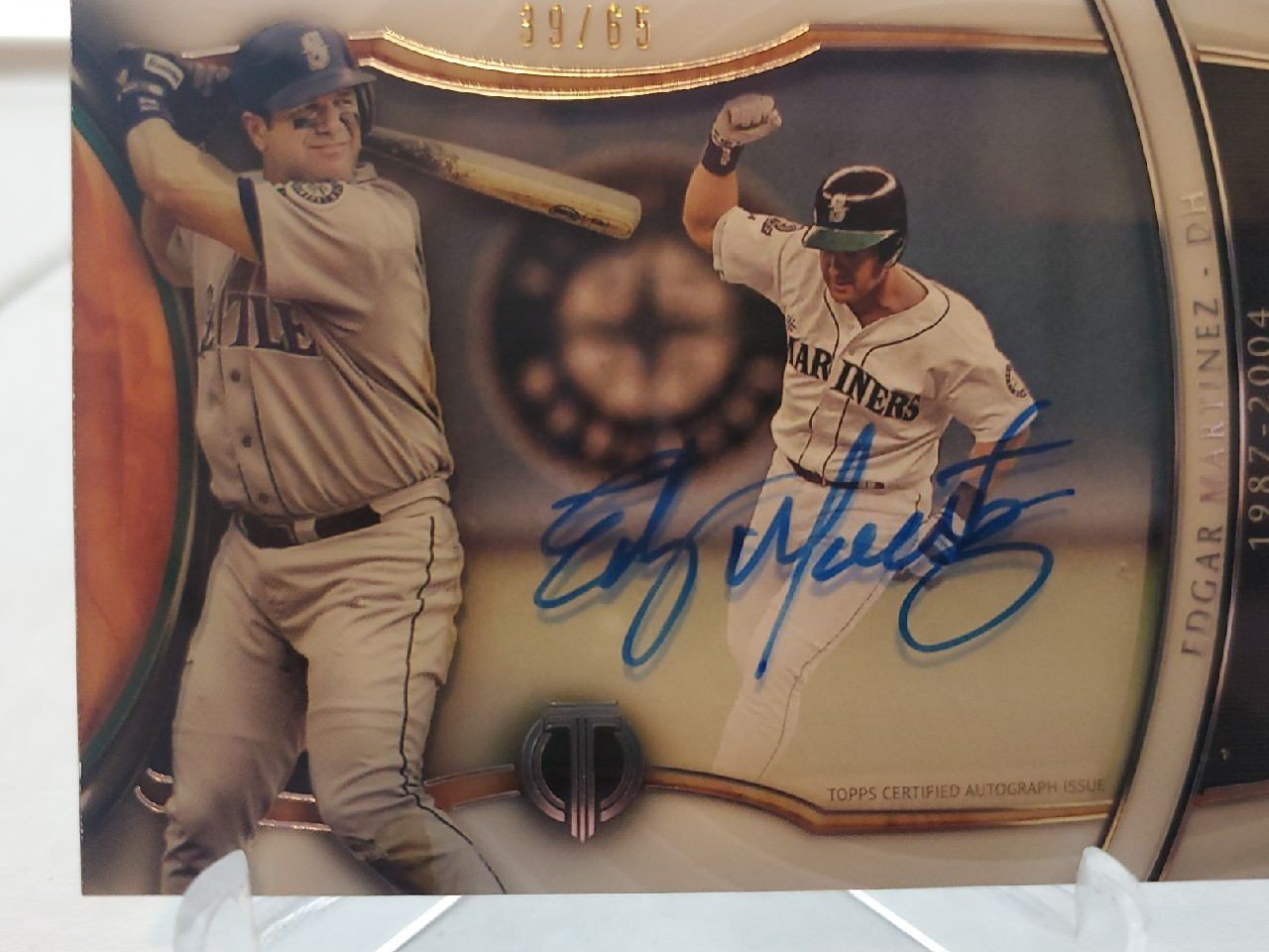 2018 topps tribute Edgar Martinez rare a