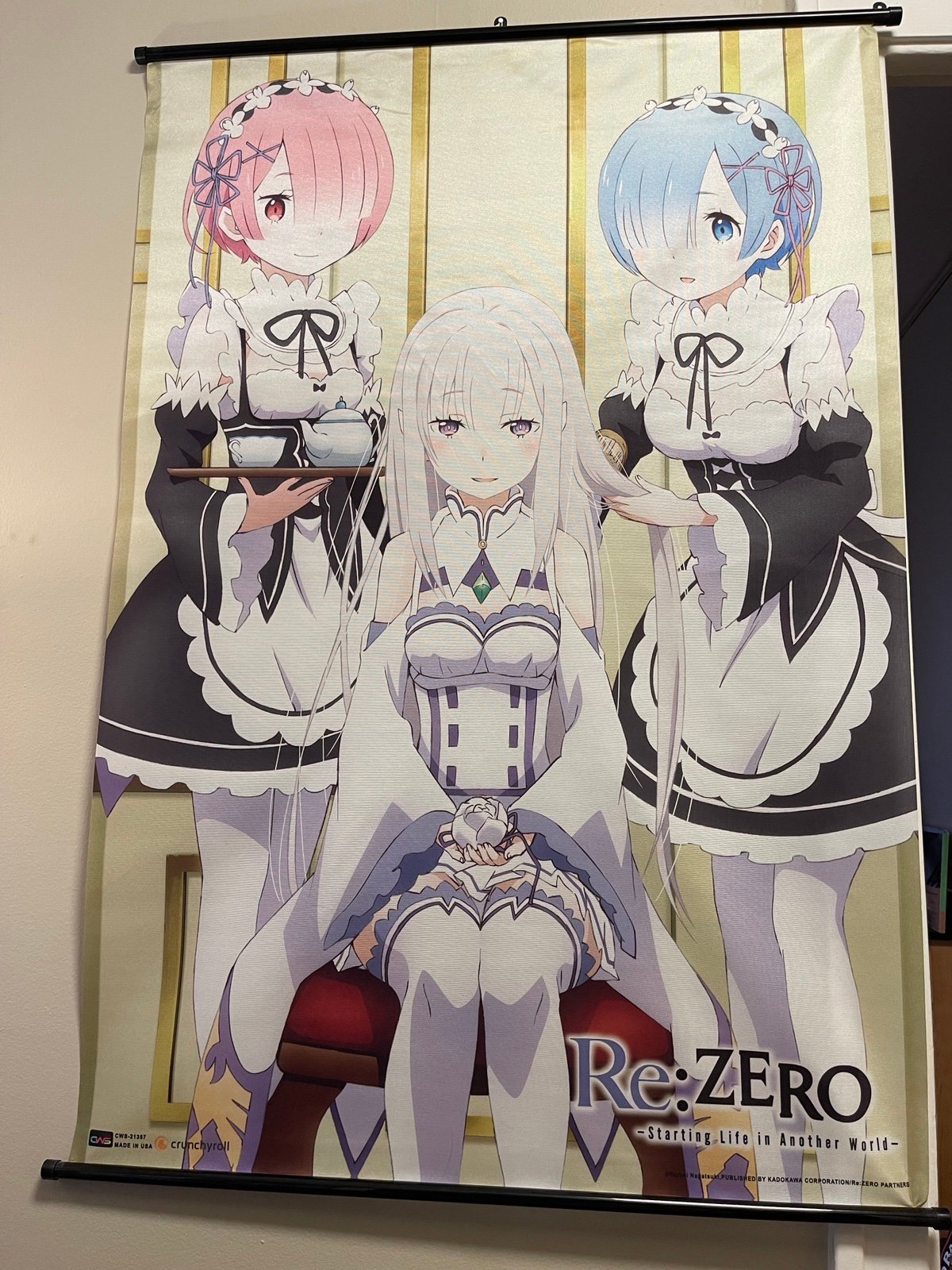 Re: Zero Starting Life in Another World Wall Scroll
