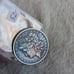 1886 silver morgan dollar rainbow colors toner