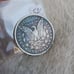 1886 silver morgan dollar rainbow colors toner