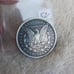 1886 silver morgan dollar rainbow colors toner