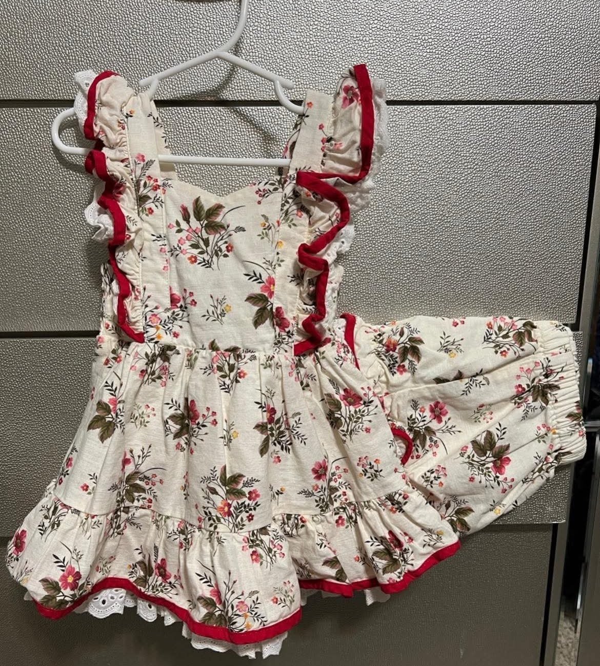 4T Liv and Stella pinafore set