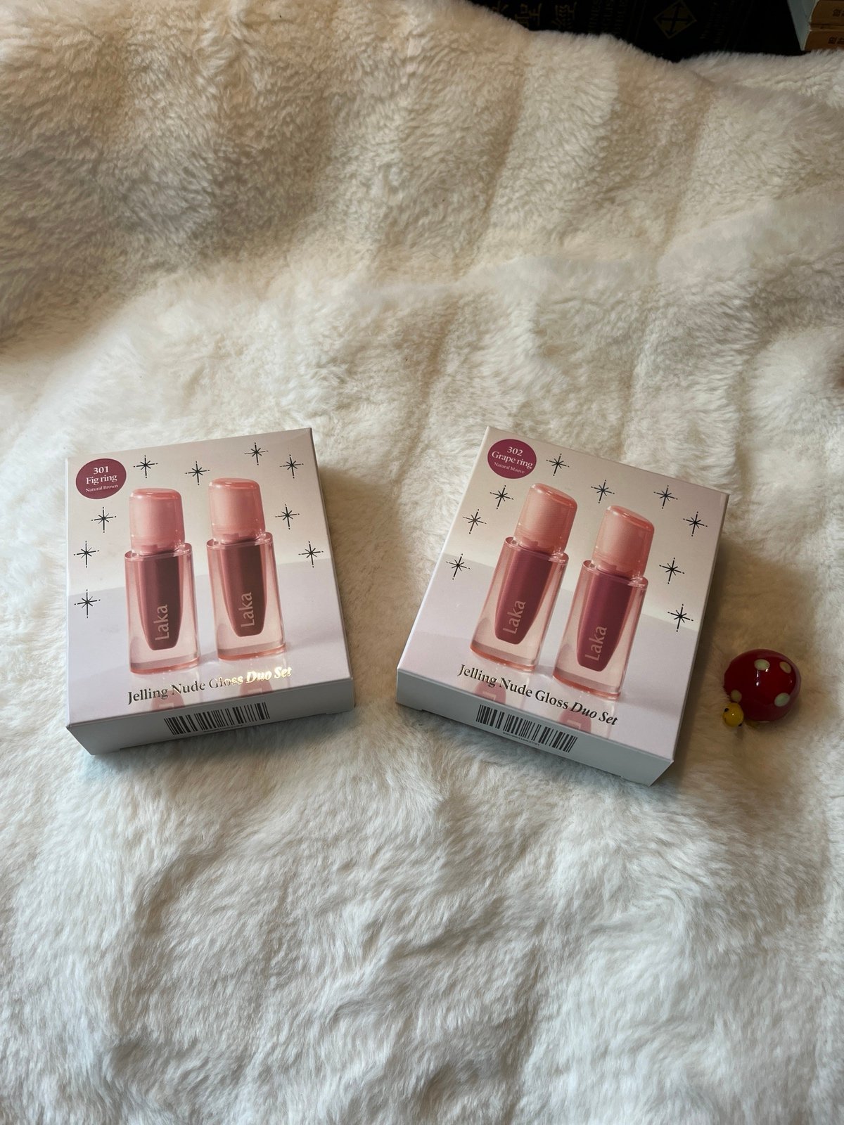Laka jelling nude gloss duo bundle