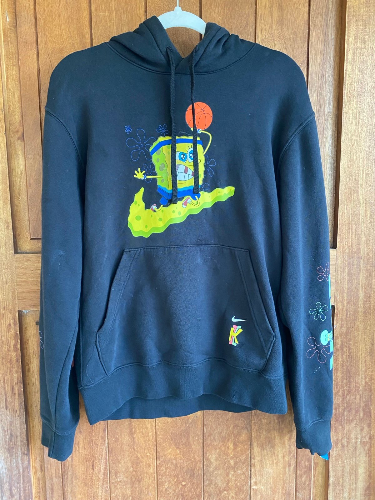 Nike Mens S Black Kyrie x Spongebob Hoodie Limited Edition Collab Rare