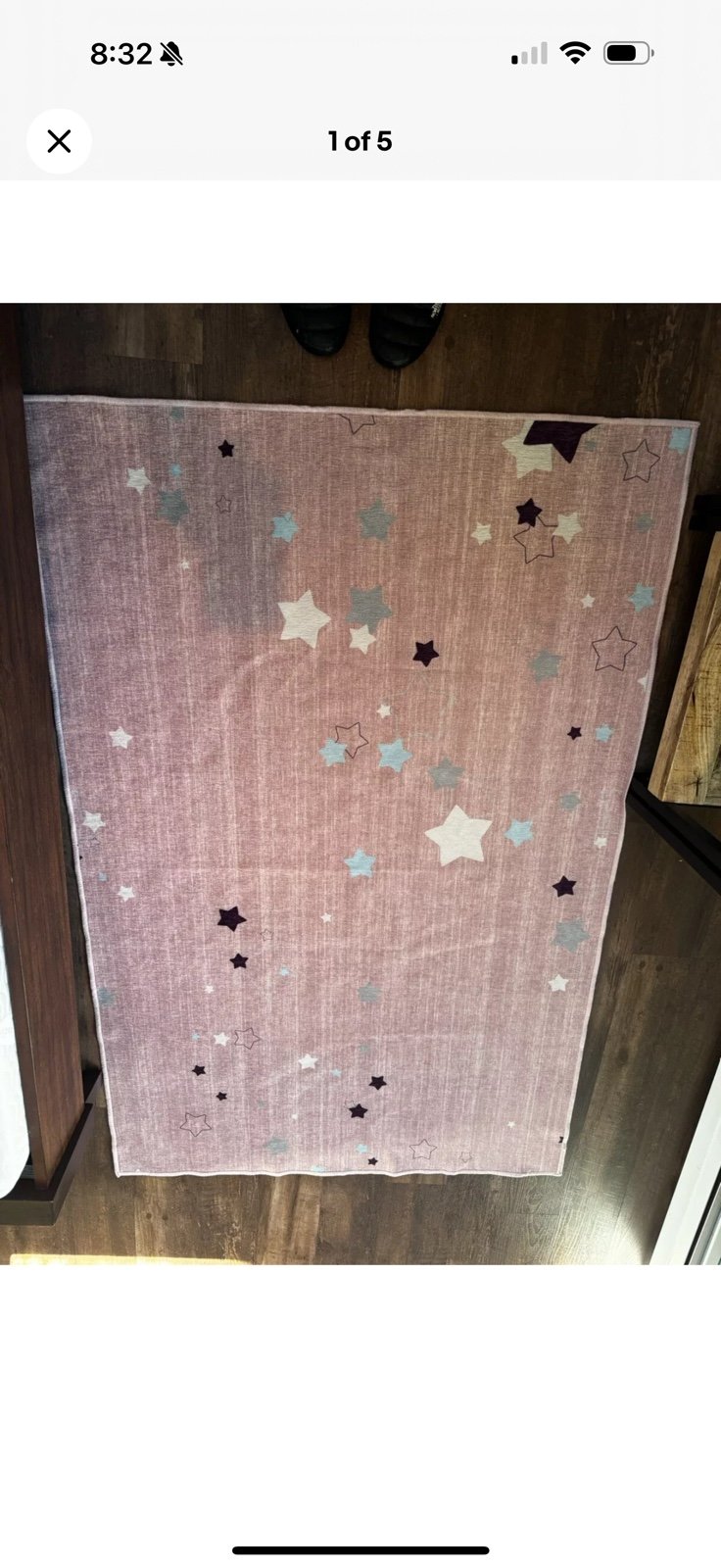 Ruggable rug cover only 4x6