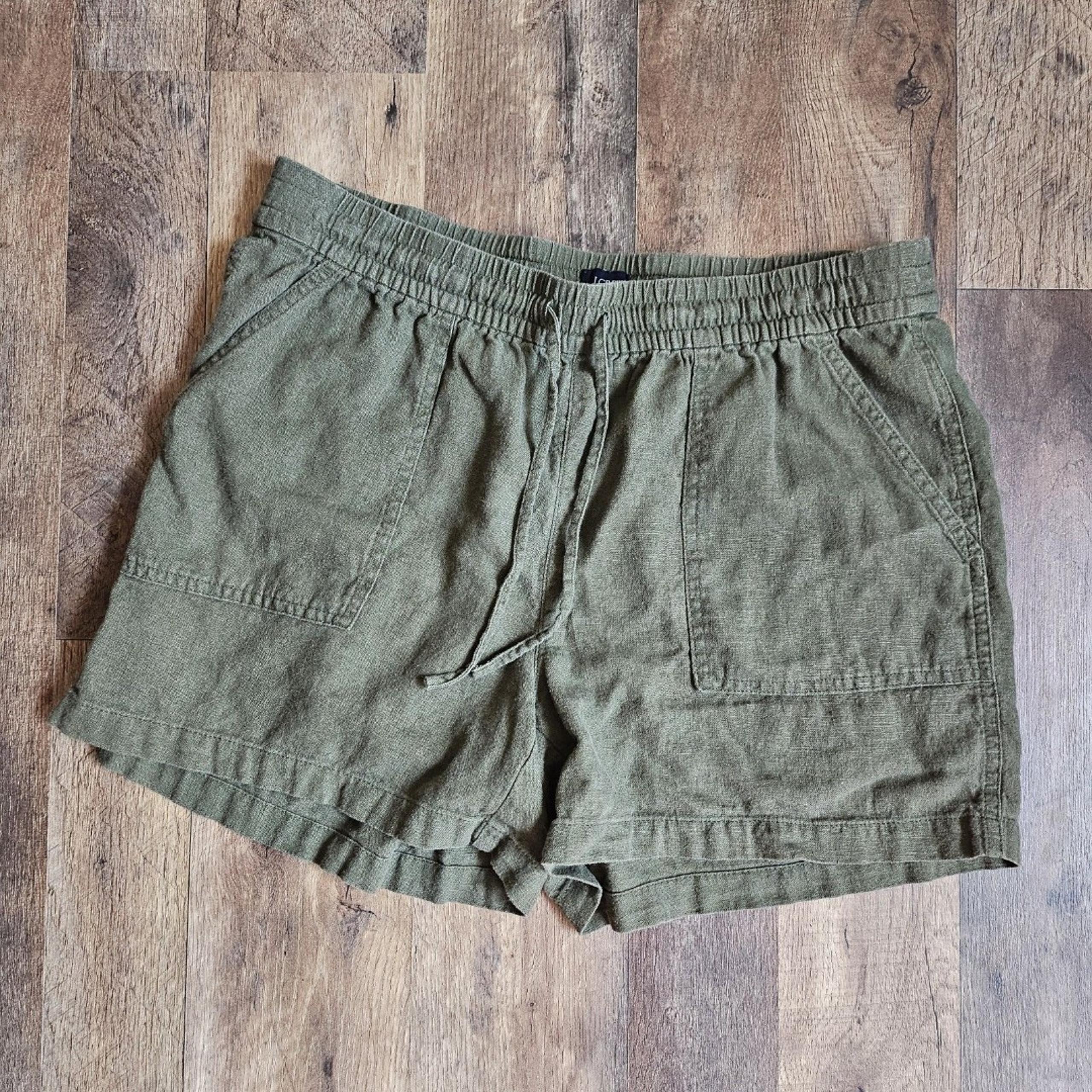 J.Crew Factory Women's Green Pull-On Drawstring Shorts – Size Small – GUC  Brand