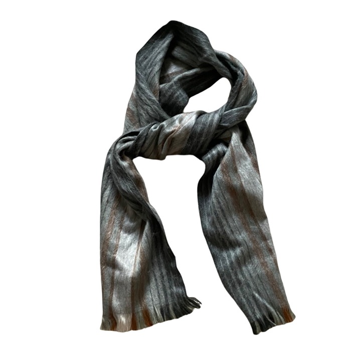 Winterbourne Alpaca & Acrylic Scarf handmade Ecuador 72