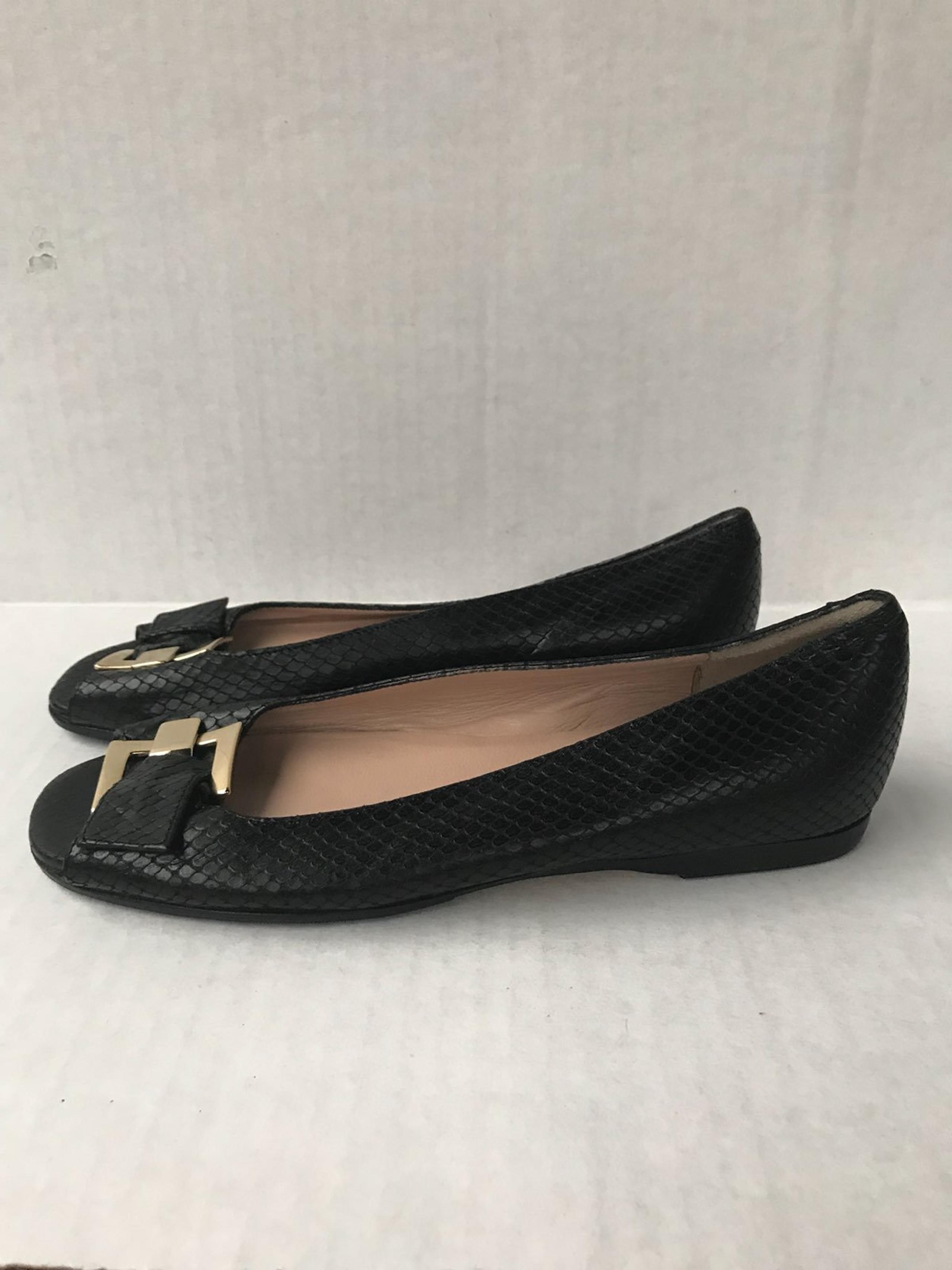 Barney’s New York Open Toe Leather Shoes