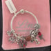 Linx Snake Chain Bracelet with Skull and Voodoo Doll Themed Charms