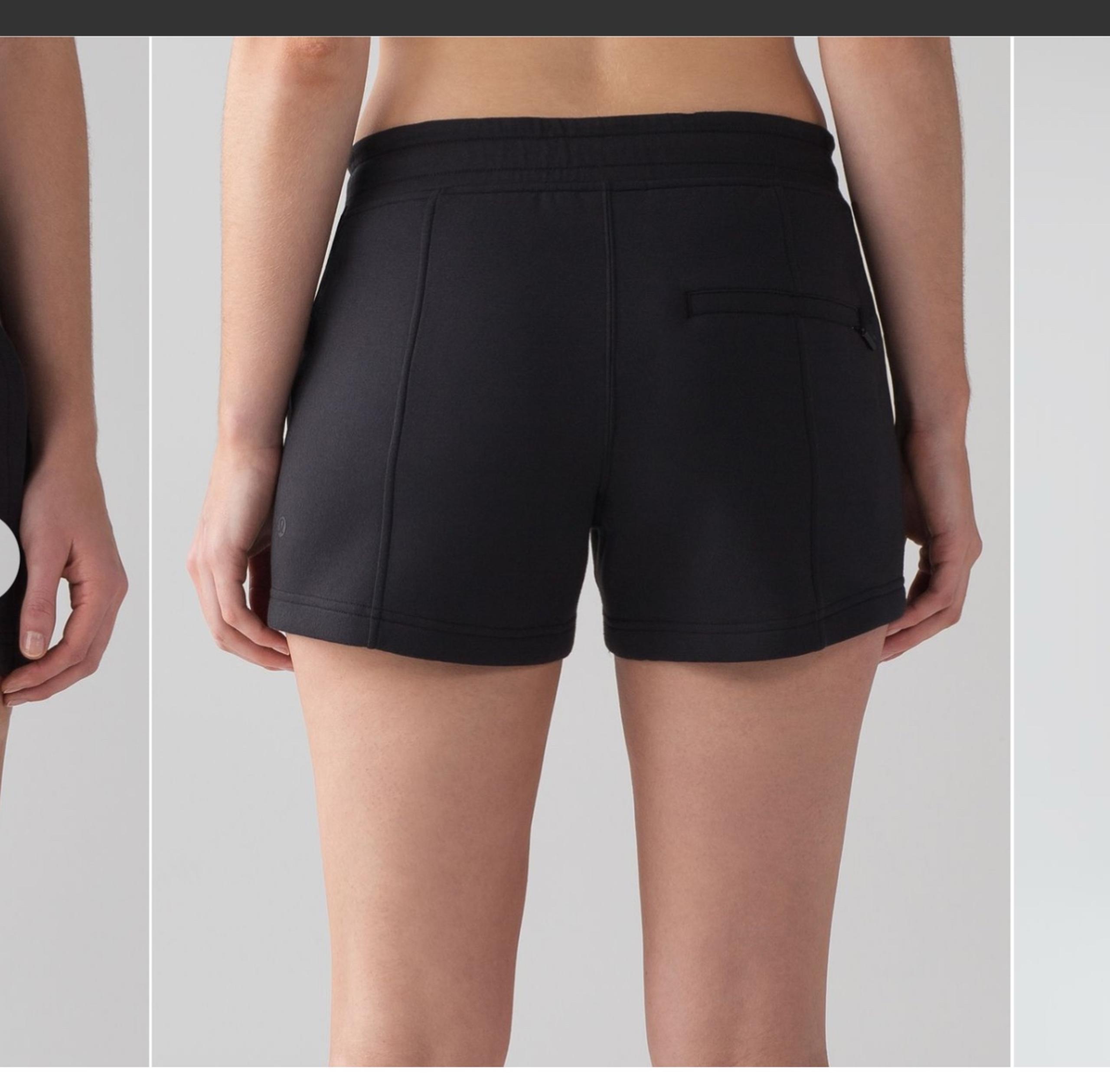Lululemon NTS Short (3") Black. Size 2