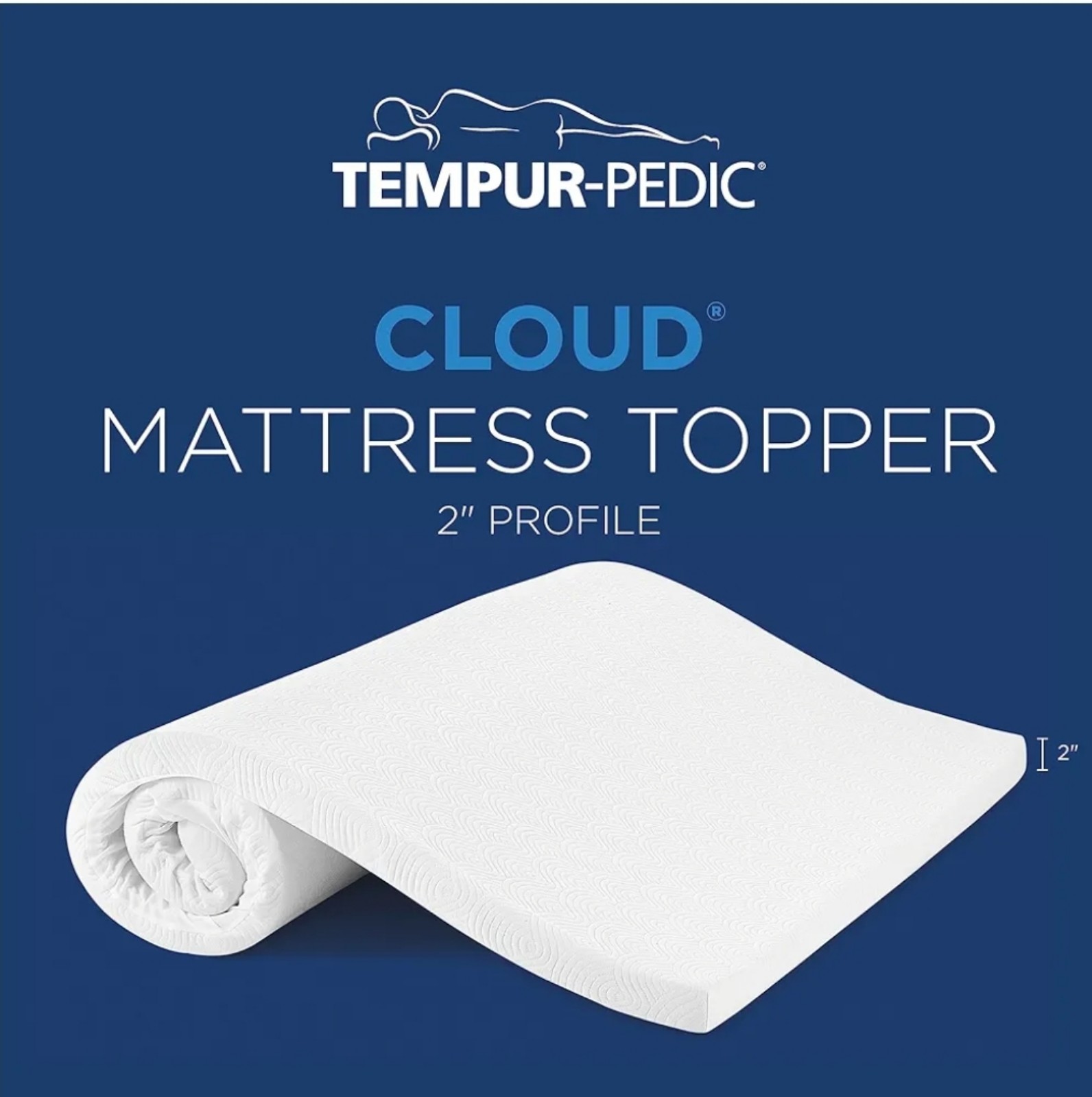 tempurpedic cloud memory foam mattress topper CK
