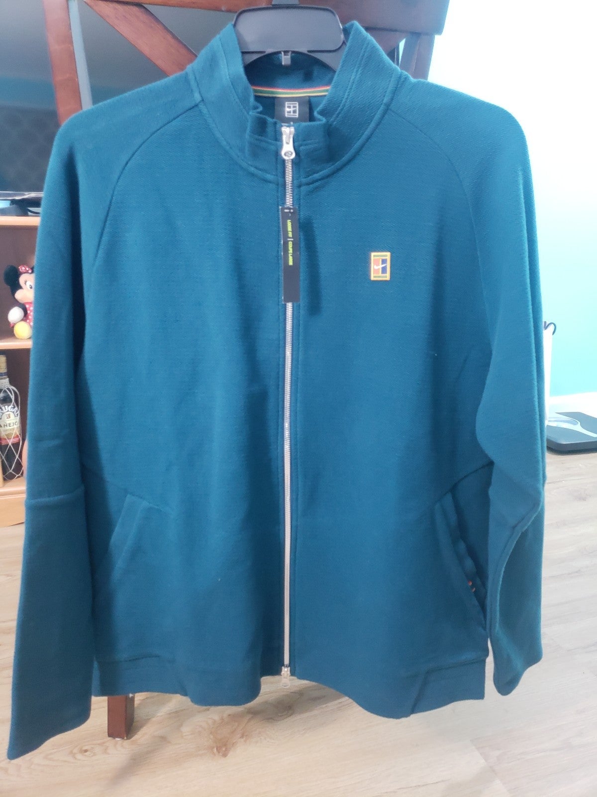 Men's Court Heritage Tennis Jacket Sz XL LOOSE