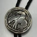 Vintage Sterling Native SIGNED Bolo Tie