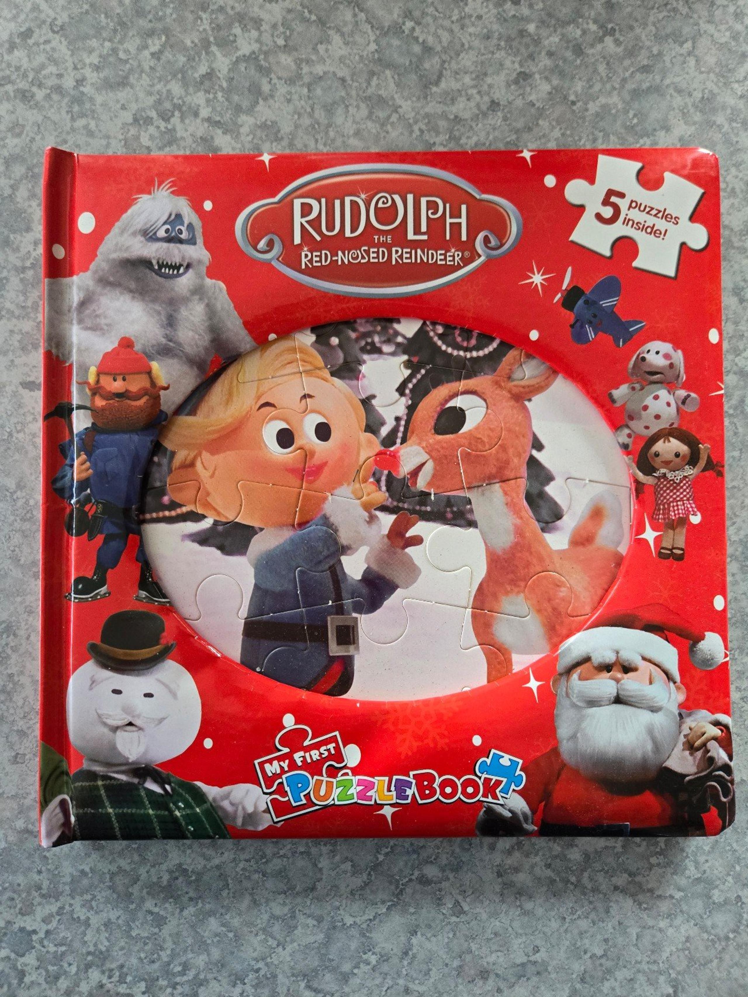 Rudolph the Red-Nosed Reindeer My First Puzzle Book
