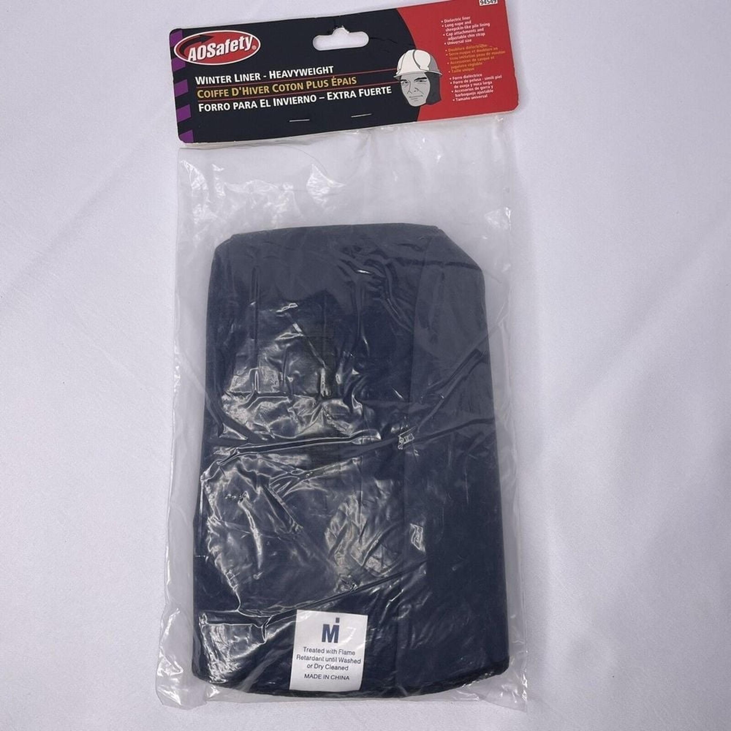 Cold Weather Winter Thermal FLEECE Lining  HARD HAT LINER, NAVY, Size Medium-NEW
