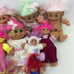 Vintage Mixed LOT Russ Berrie & Others Lucky Troll Dolls Mini Toy Figures 90s