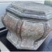 Vtg Woven Wicker Lidded Latch Wood Storage Basket Box