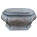Vtg Woven Wicker Lidded Latch Wood Storage Basket Box
