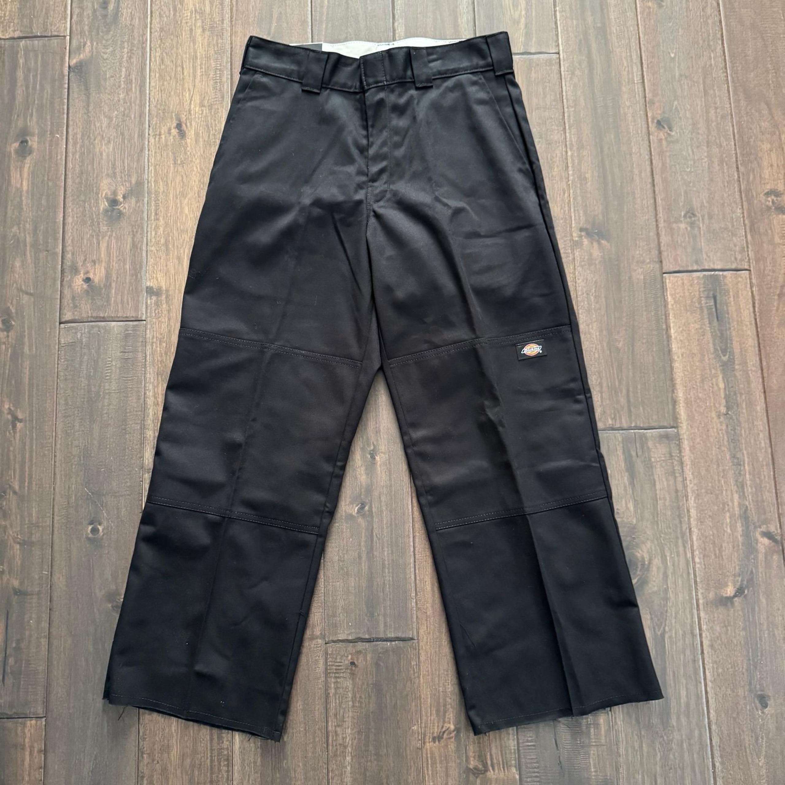 Dickies Twill Work Pants Loose Fit Straight Leg 30x27 Black NWT