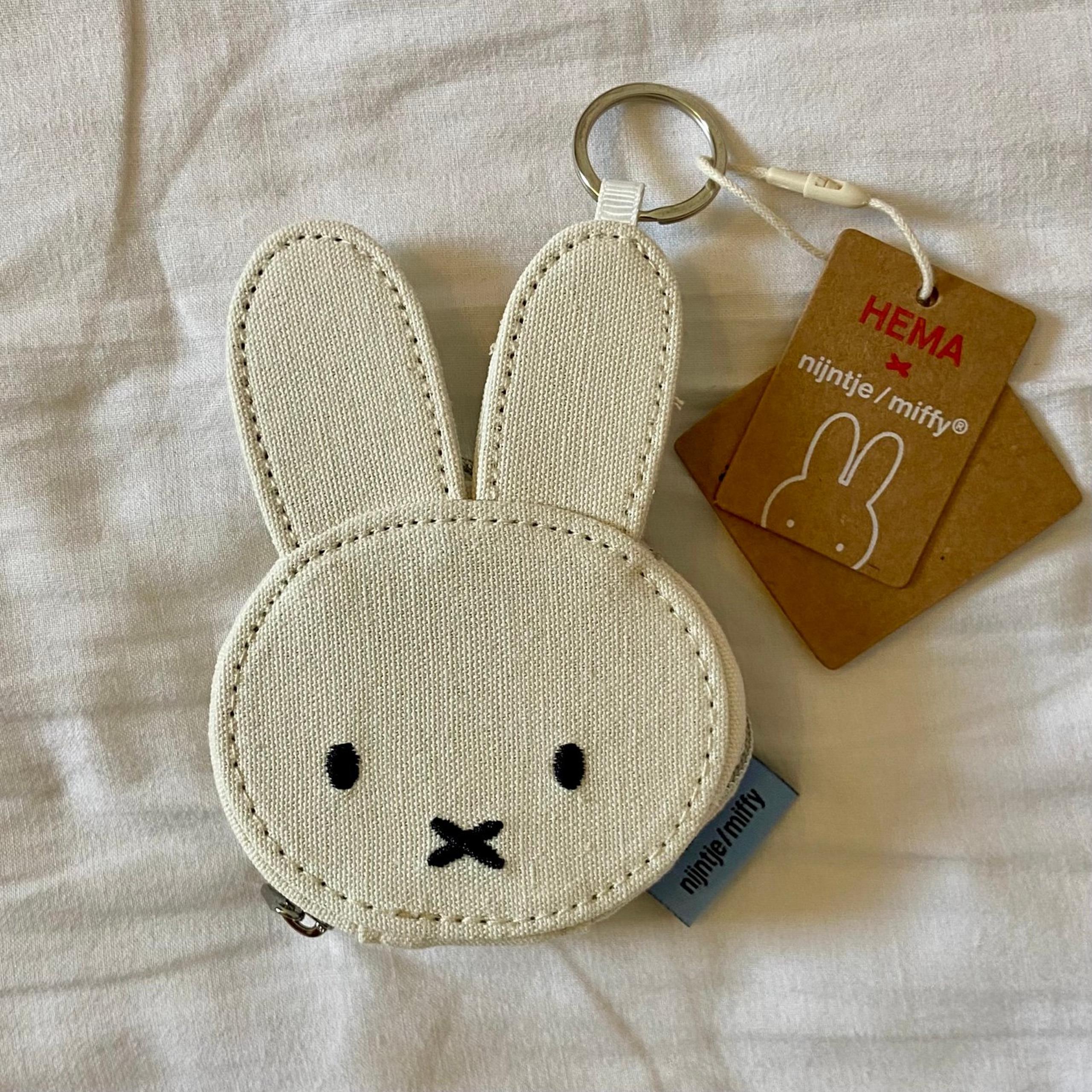 Miffy Mini Wallet Coin Pouch Keychain for Tote Bag or Purse