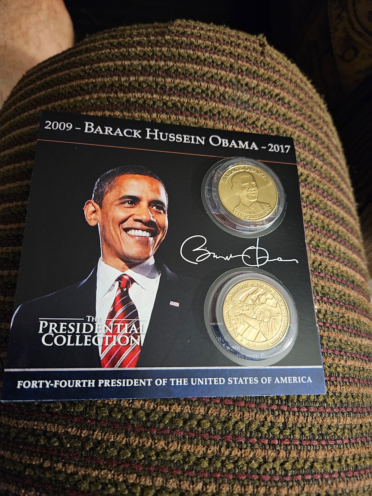 Set 2009 barack Hussein Obama. Presidential collection.