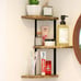 Corner Shelf Wall Mount of 3 Tier