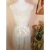 Vintage Vanity Fair Women's 2 Piece Night Gown Set Mint Green Size 34