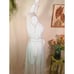 Vintage Vanity Fair Women's 2 Piece Night Gown Set Mint Green Size 34