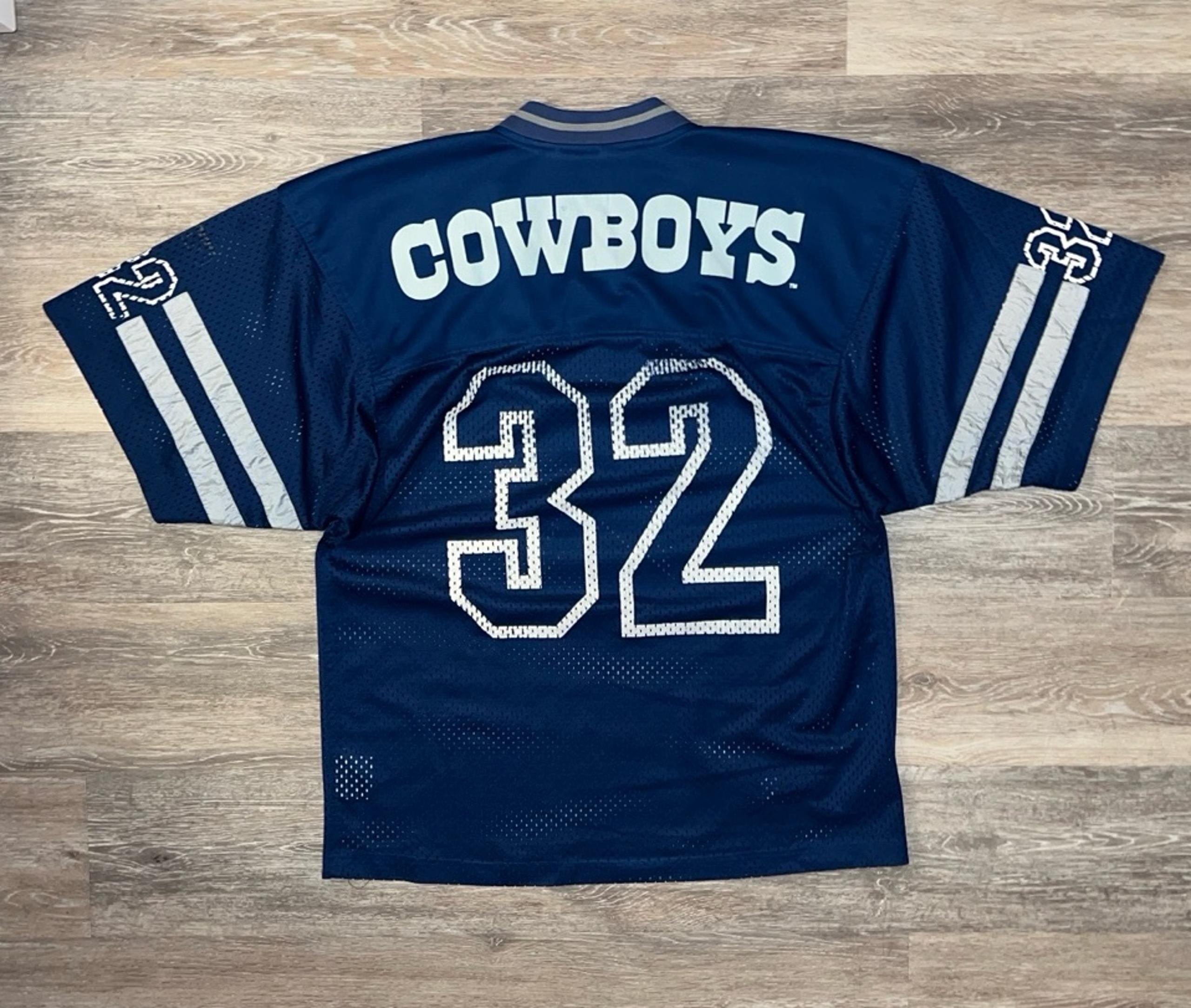 Team Vintage 90s Dallas Cowboys Emmitt Smith Jersey Size Mens XL or 2XL - NFL