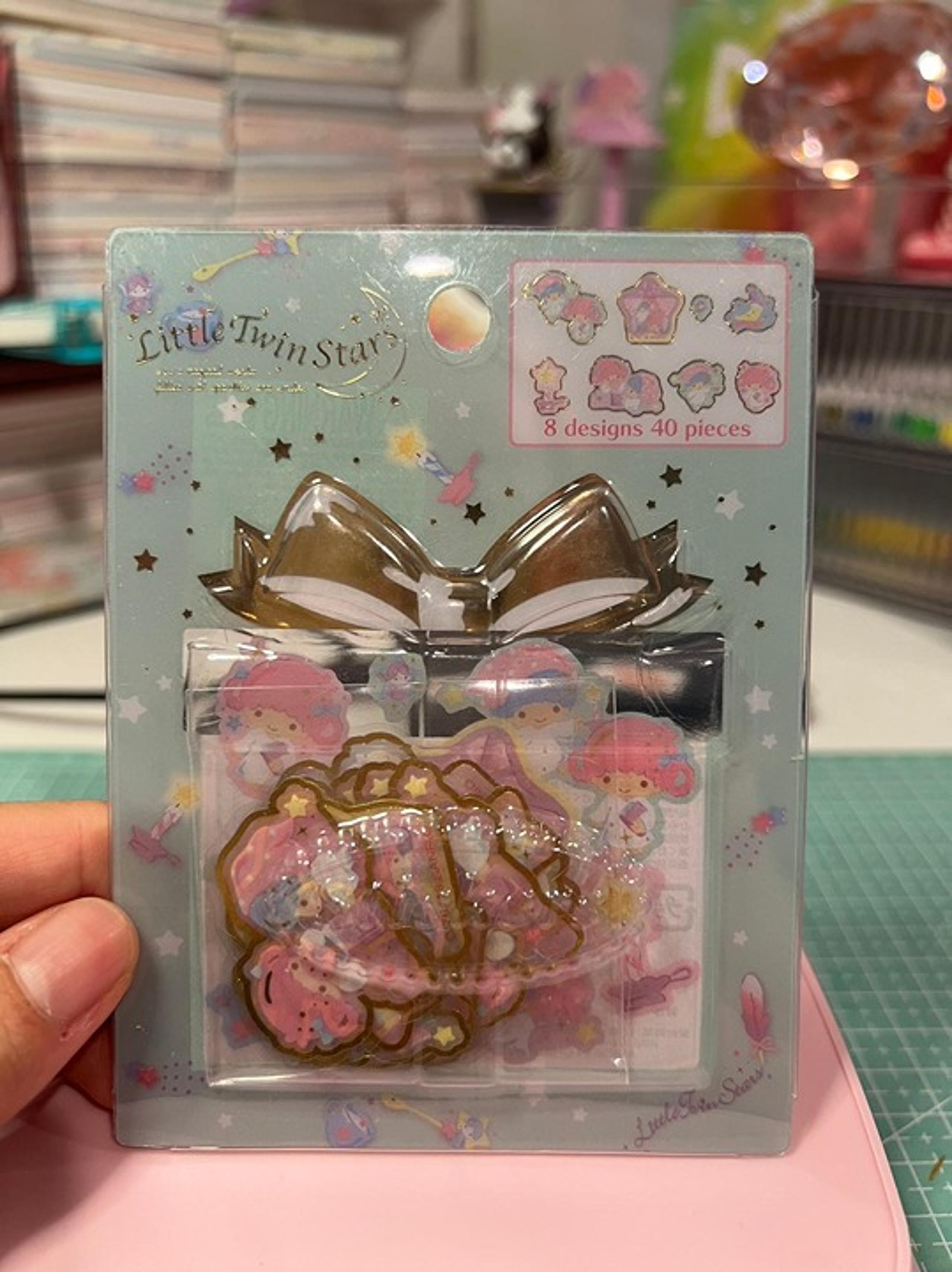 Sanrio Kawaii Japan Stationary Sticker - Little Twin Stars 40 sheets
