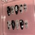Handmade Black and White Miffy Coquette Press On Nails