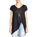 Free People Take it Easy Top Black Size Small
