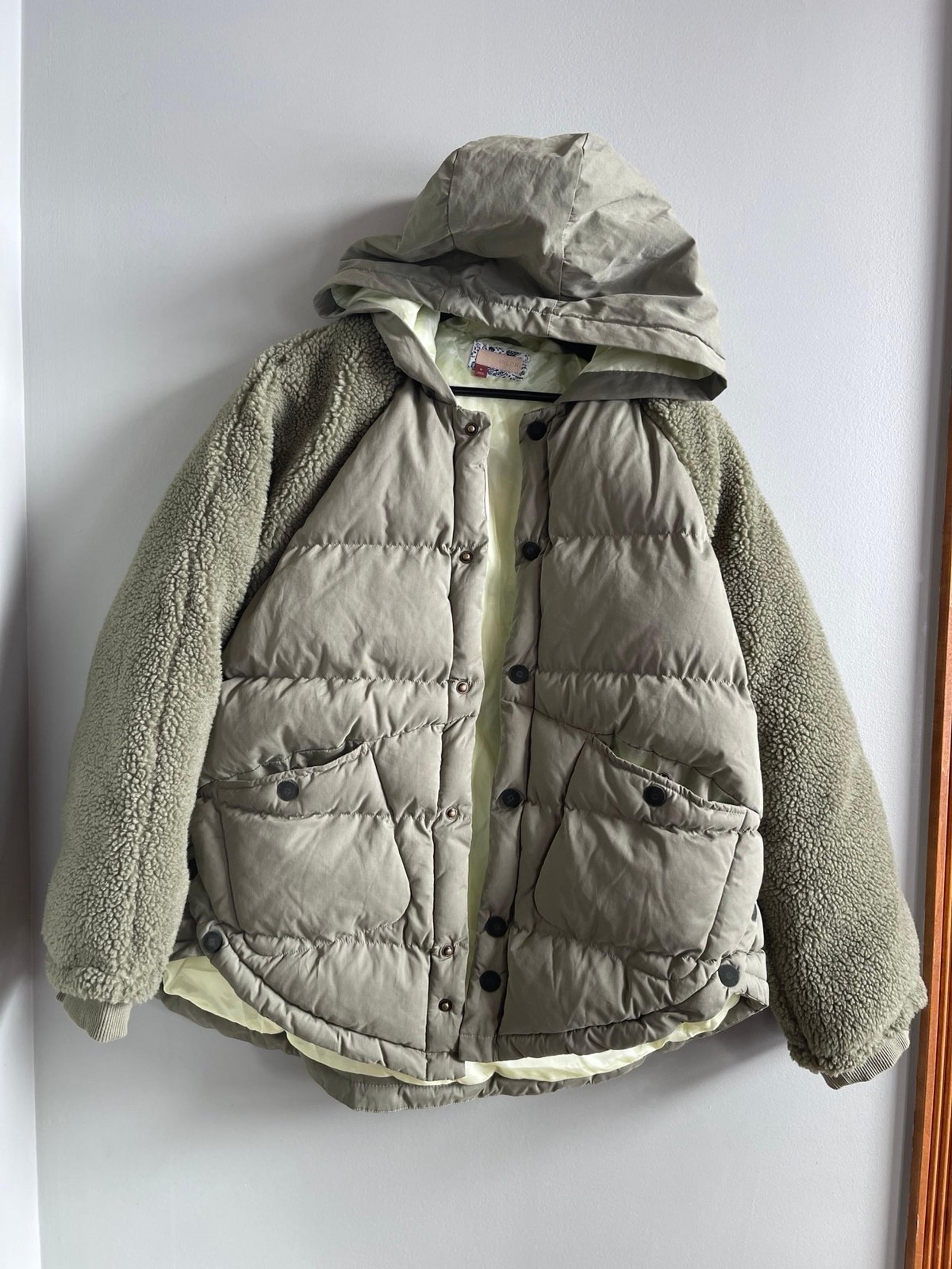 NWT! Anthropologie Pilcro Swing Puffer Jacket Moss Green Size medium