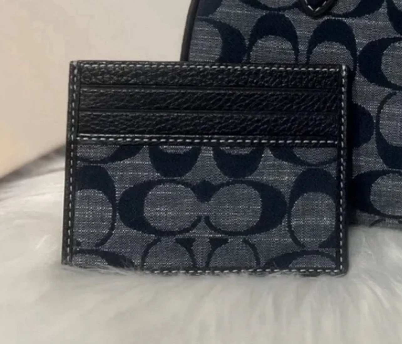 NWT COACH Slim ID Card Case Cardholder Wallet CH100 AUTHENTIC