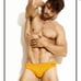 Charlie by Matthew zink men’s swimwear briefs speedos small - Saffron