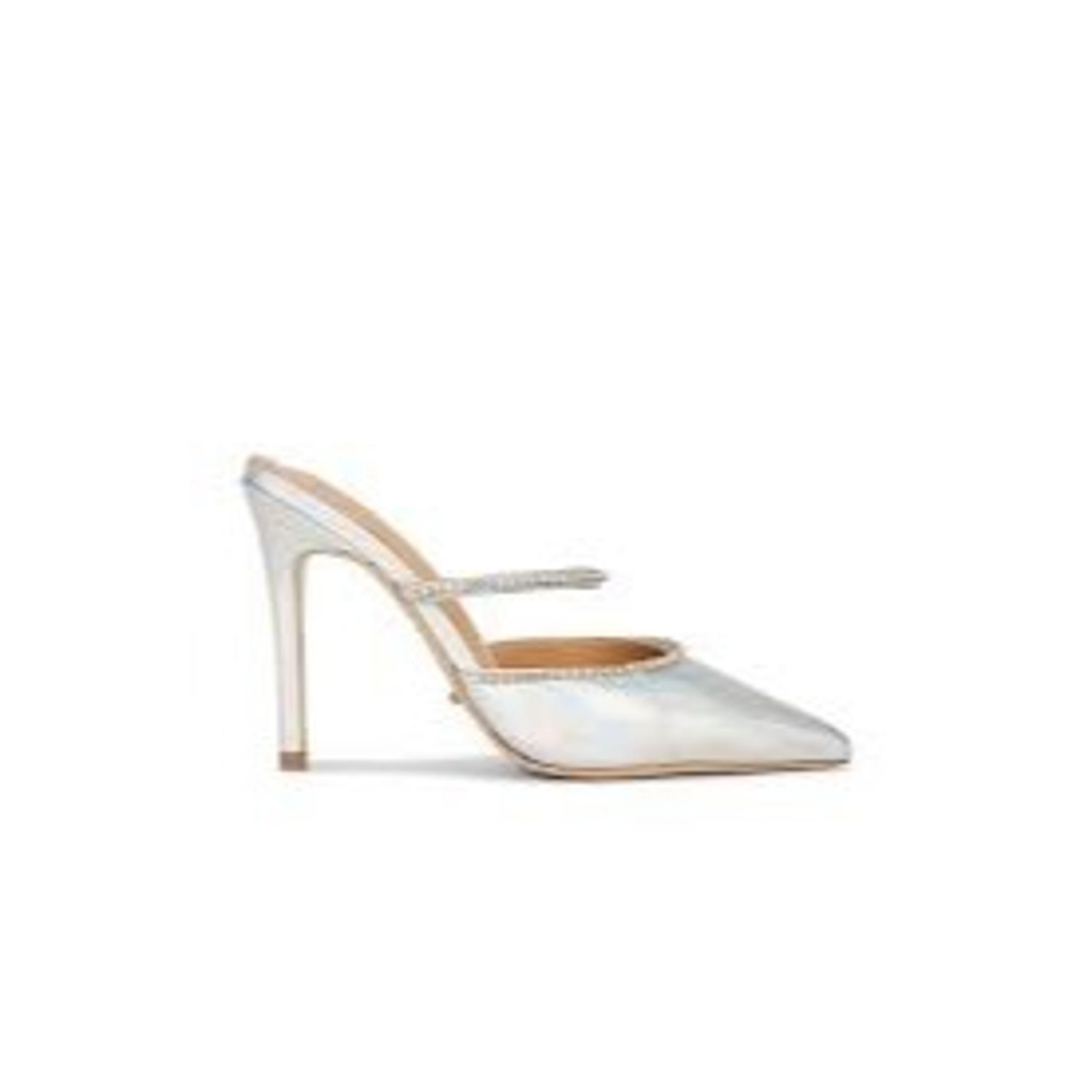 Tony Bianco Lure Pump in Silver Illumine