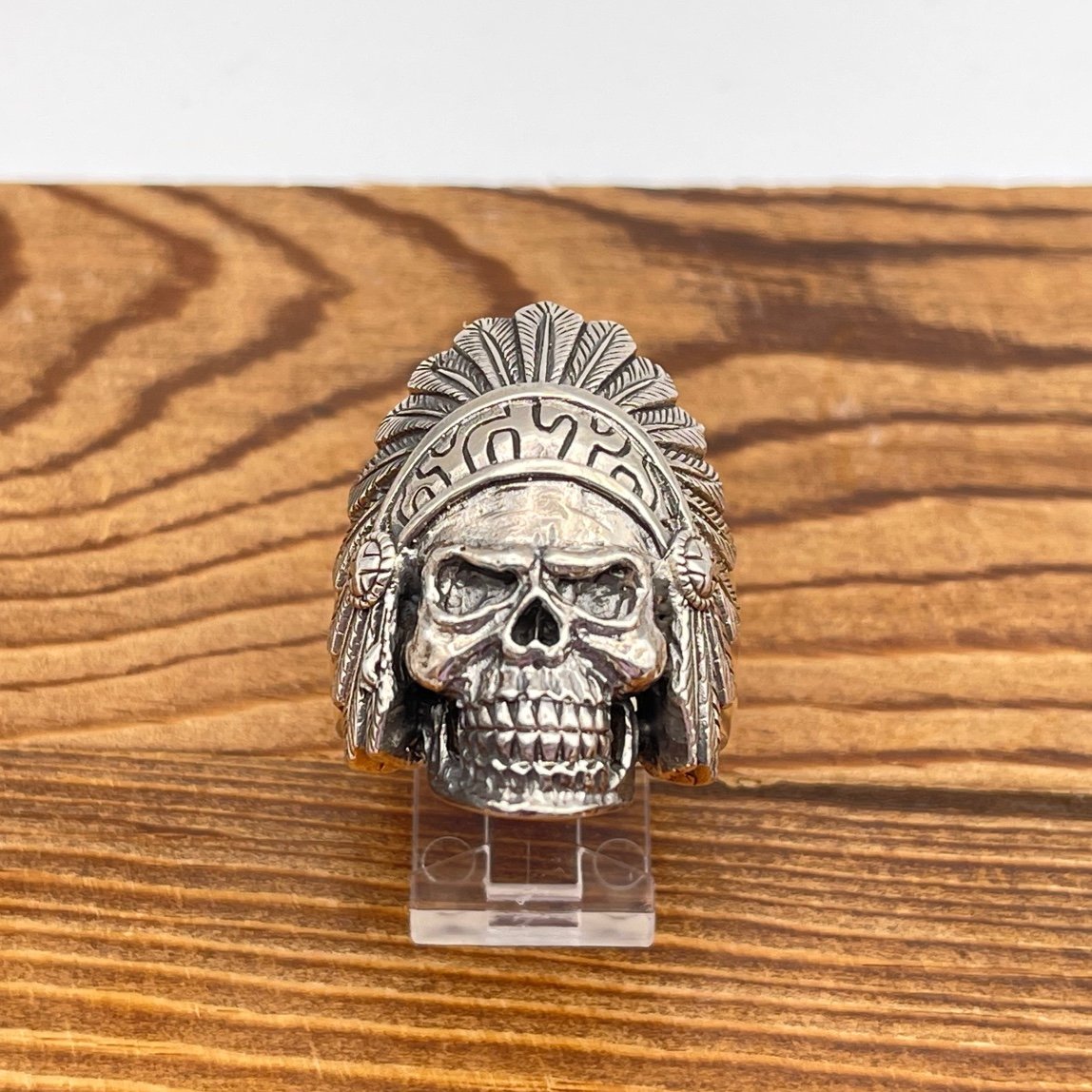 Men's Chief Skull Ring