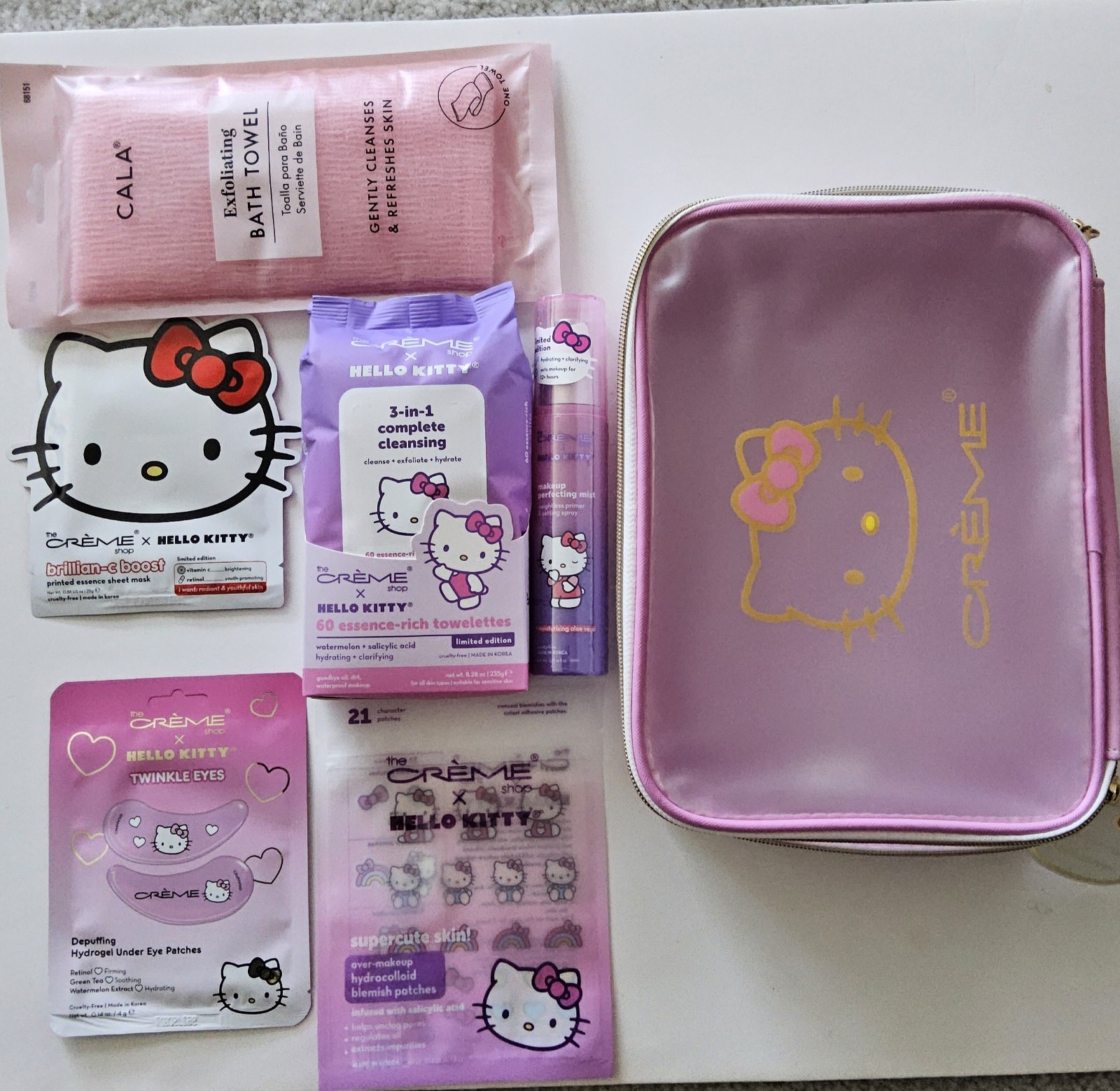 7pcs The Creme shop X Hello Kitty Beauty bundle