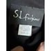 NWT S.L. Fashions black embellished dress cowl neck and short sleeves size 12
