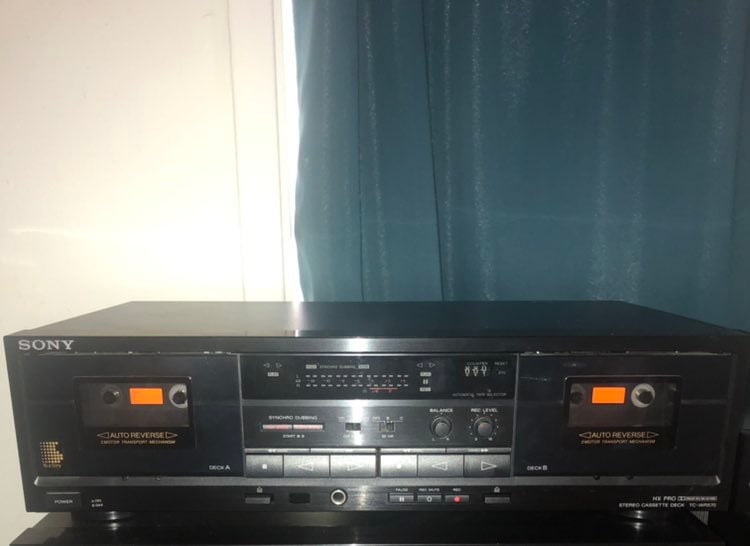 sony stereo cassette deck tc-wr570